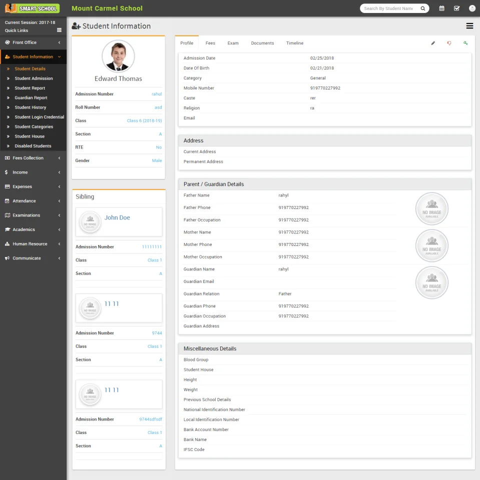 Smart School Management System V 7.0.1 — screenshot 2