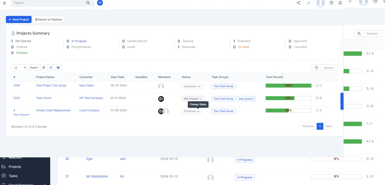 Project Task Manage for Perfex CRM v1.0 — screenshot 2