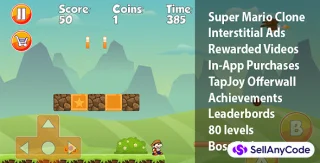 Super Max - Super Mario Like Platform Game