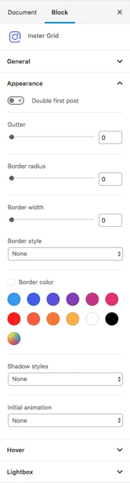 Inster – Instagram Block for WordPress Gutenberg Editor — screenshot 2