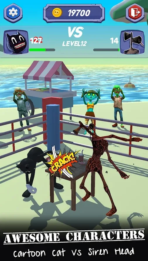 Slap Cartoon Cat Champ — screenshot 4