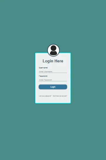 Basic Login Page — screenshot 5