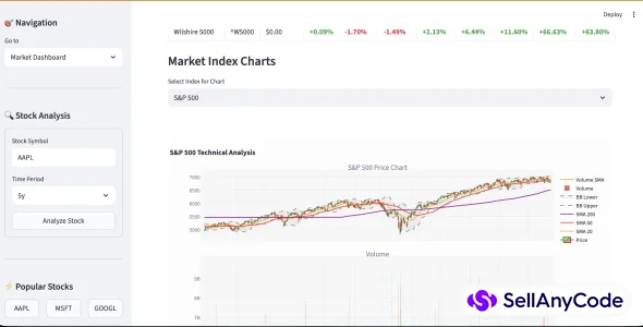 StockMaster Pro: Stock Analysis, Multi-Model Predictions & Paper Trading Dashboard