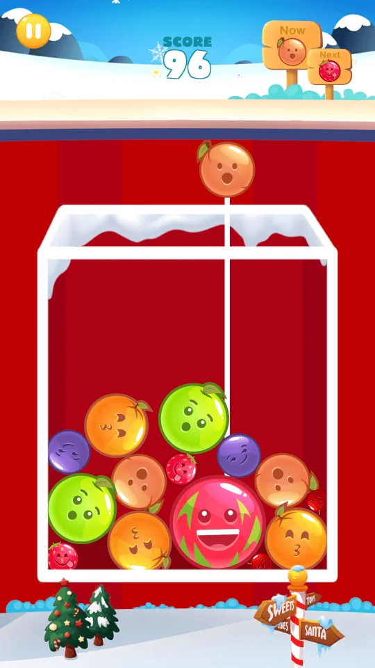 Watermelon Fruit Merge Puzzle Casual Trending Game — screenshot 2