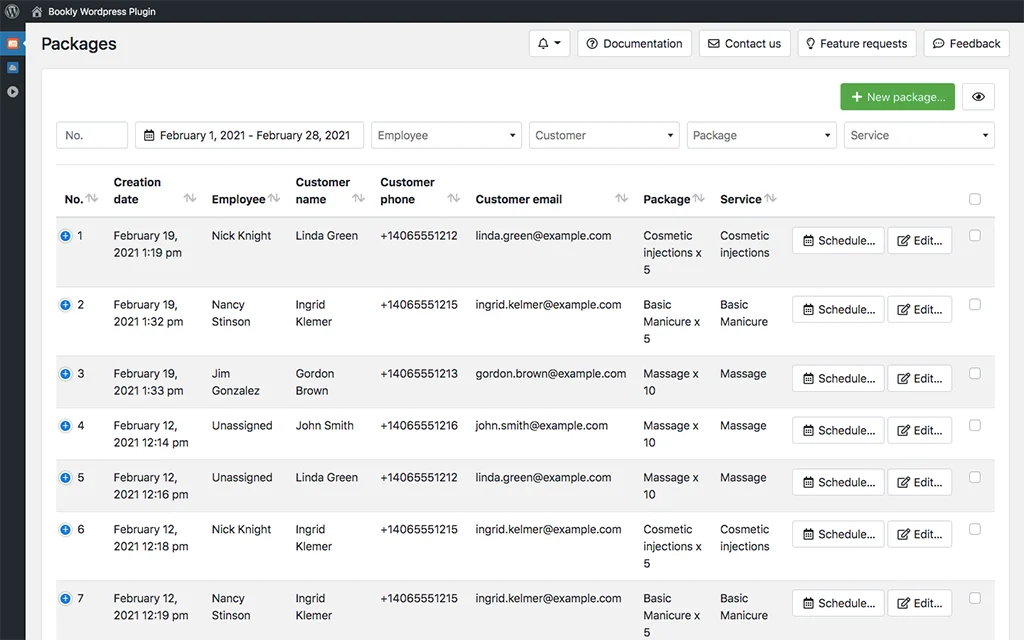 Bookly Packages (Add-on) — screenshot 3