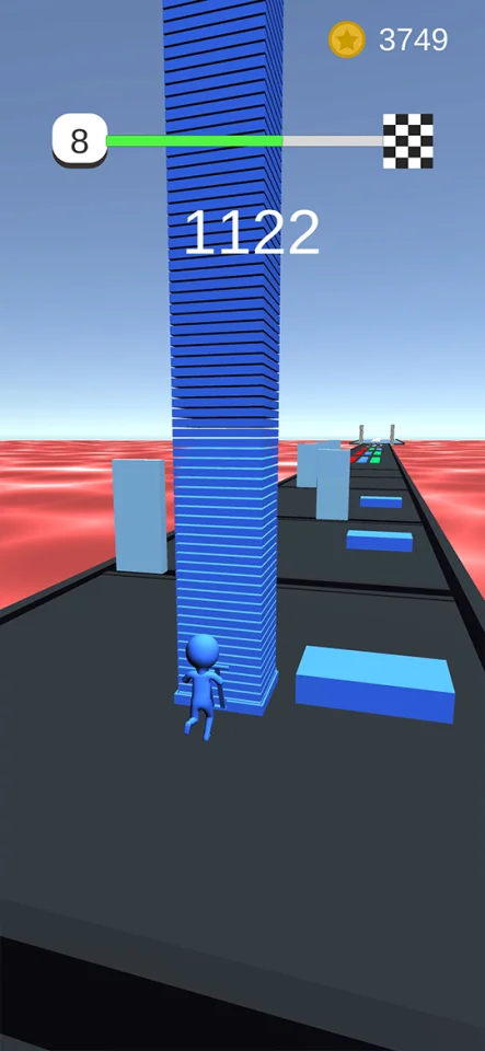 Stack Surfer - Stack Run 3D (Unity Game Template + UnityAds) — screenshot 4
