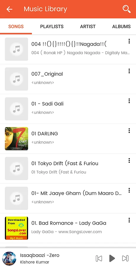 Android Music Player - Online MP3 (Songs) App — screenshot 10