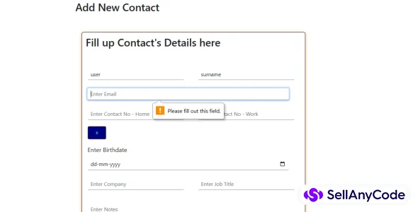Contact Form JavaScript — cover