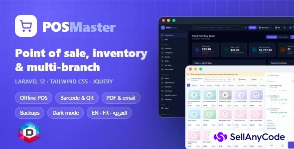 POSMaster - Point of Sale, Inventory & Multi-Branch Management — cover