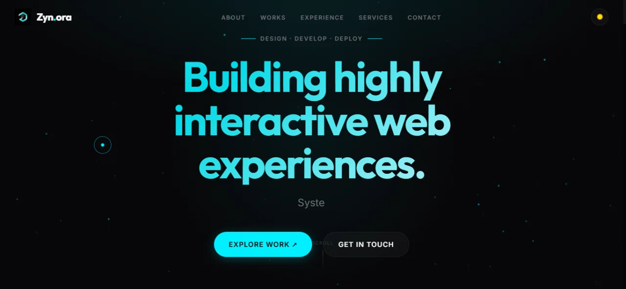 Zynora - Premium Portfolio Template — screenshot 3