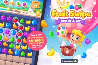 Puzzle Match Kit Bundle + 4 Game Art Packs
