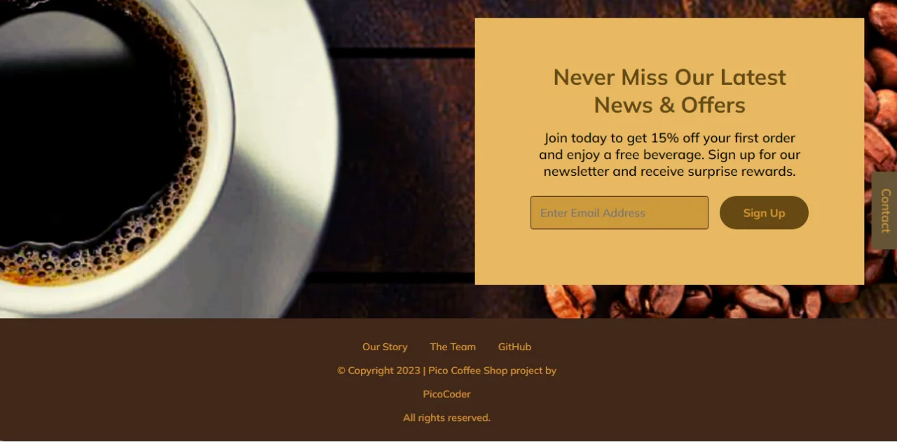 Premium Coffee Shop — screenshot 2
