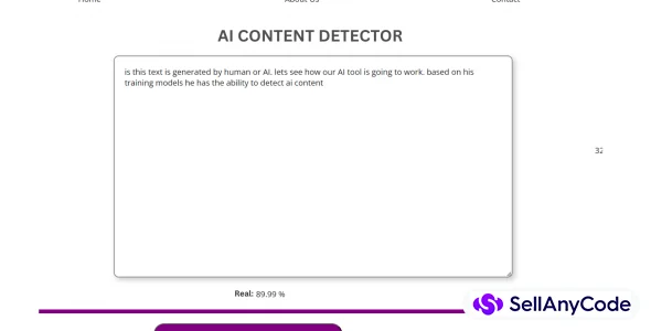 AI Content Detector Using WordPress