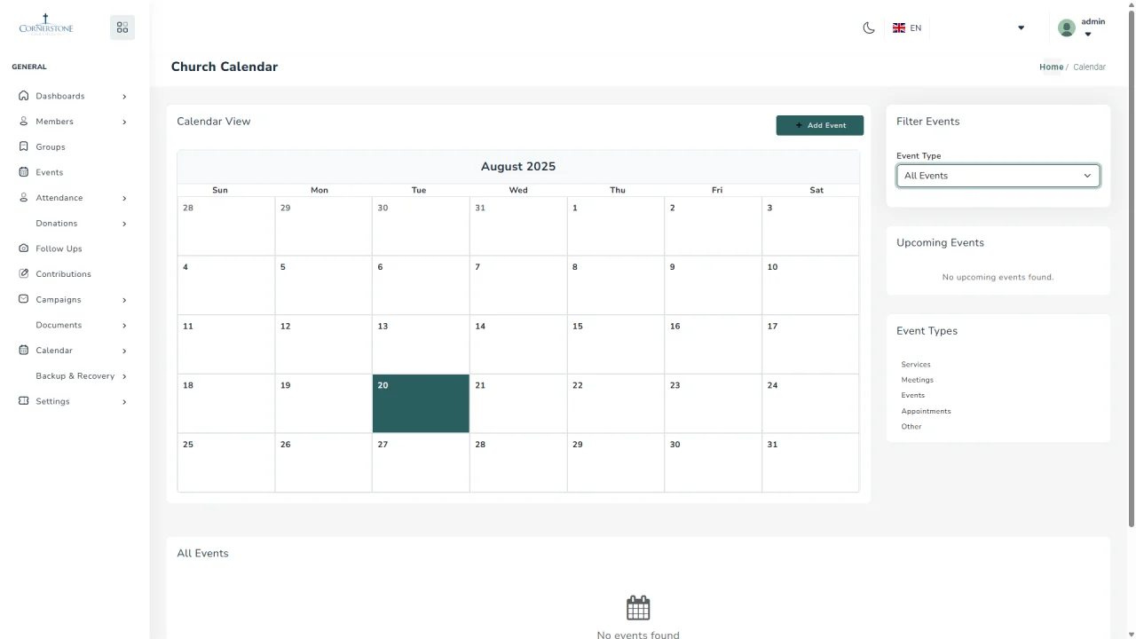 Church Management System - Complete Laravel 11 Solution — screenshot 5