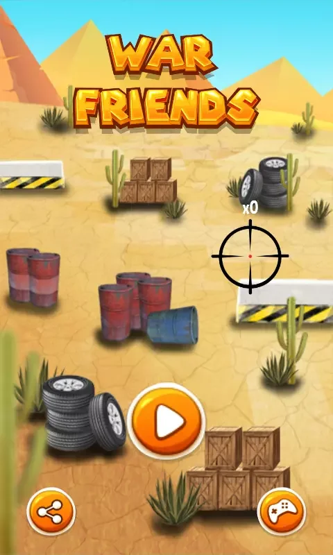 War Friends! Aim & Shoot Complete Game Template — screenshot 1