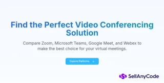 Video Conferencing Comparison Landing Page