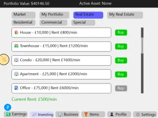 Business Empire Clicker Game with Python & Pygame