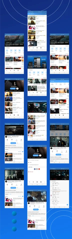PlayTube - Mobile Video & Movie Sharing Android Native Application (Import / Upload) — screenshot 1