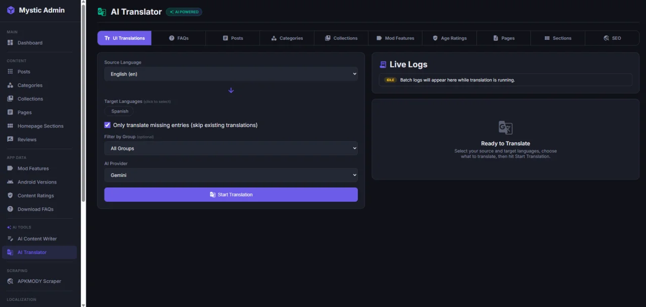 APKVault Apps & Games Download CMS (APKMODY CLONE) — screenshot 5