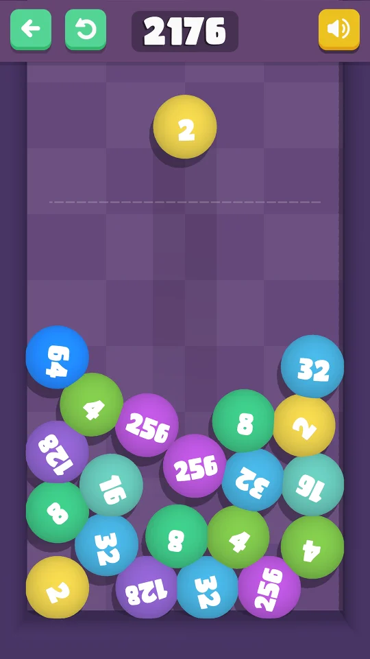 Cube 2048: 3D Merge Game — screenshot 2