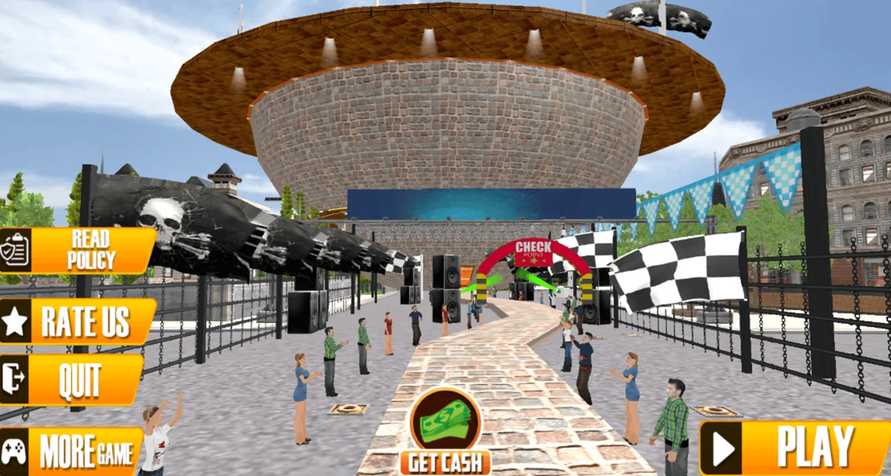 Well of Death Mega Stunt Bike Rider — screenshot 1