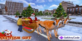 Christmas Santa Rush Gift Delivery