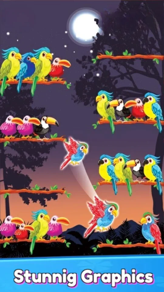 Bird Sorting Color Matching Complete Project — screenshot 2