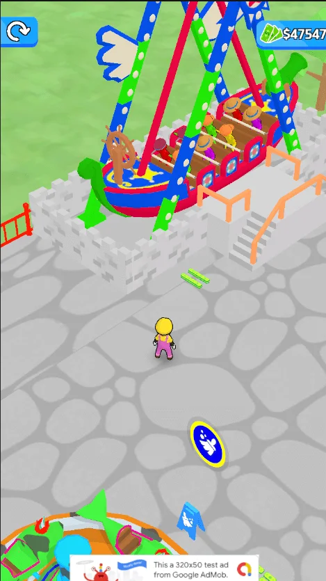 Awesome Park Idle Game 3D Unity Source Code — screenshot 6