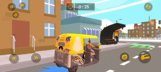 Tuk Tuk Rickshaw Taxi 3D