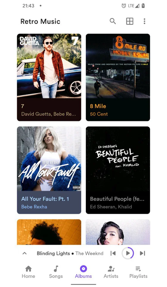 Music Player - Android App Template — screenshot 2
