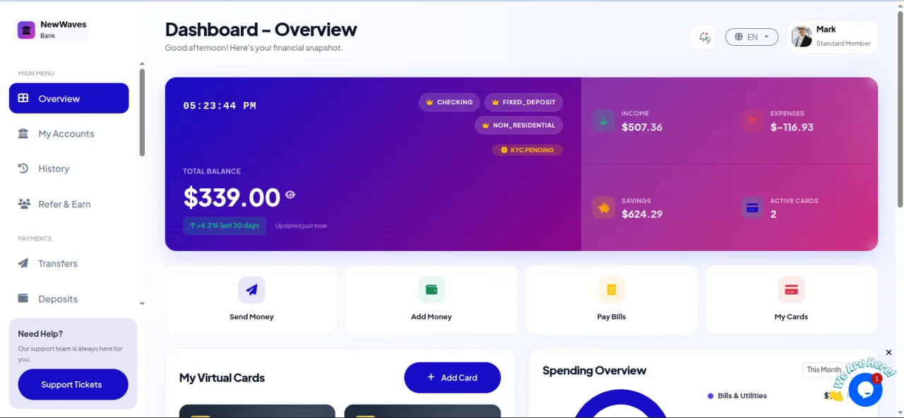 NewWaves Bank — screenshot 5