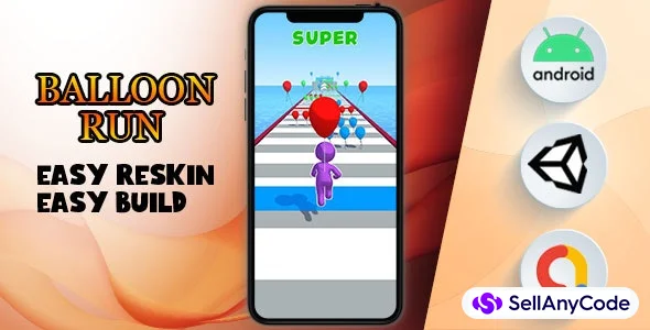 Balloon Run - (Unity - AdMob) — cover