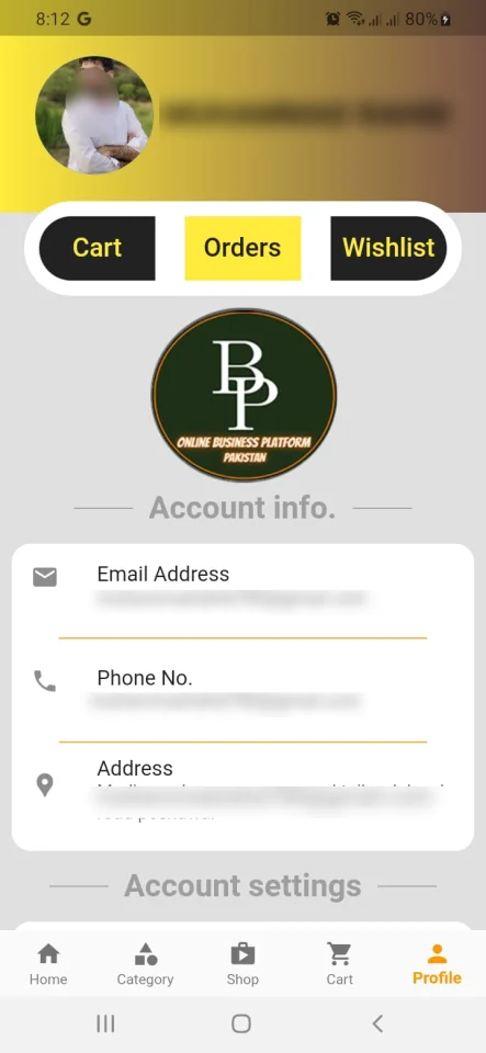 Flutter E-Commerce Web Application (Firebase + Provider) — screenshot 3