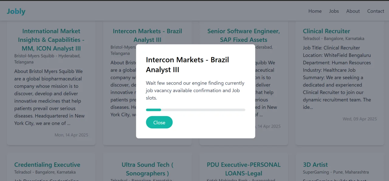 Jobly - Job Search Engine Script — screenshot 4