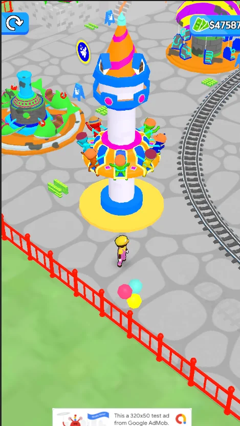 Awesome Park Idle Game 3D Unity Source Code — screenshot 6