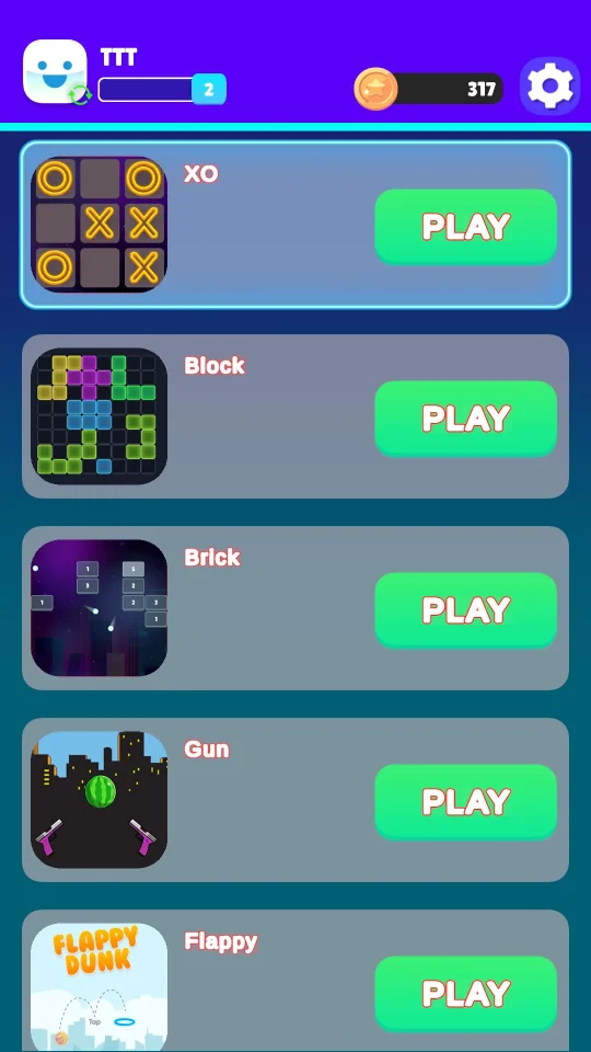 2 Player Glow Minigames — screenshot 1