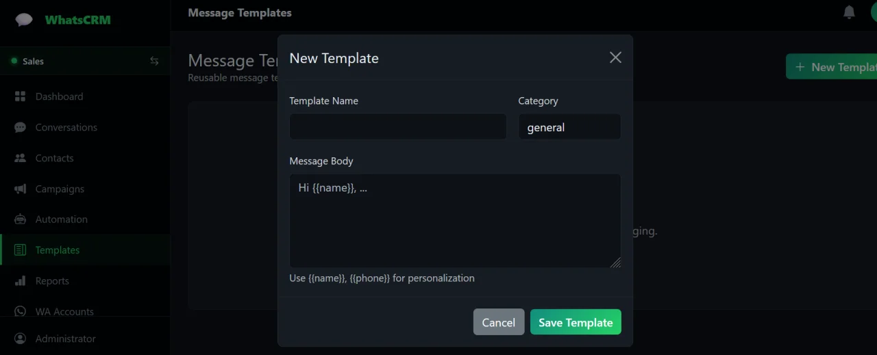 WhatsApp CRM + Automation — screenshot 5