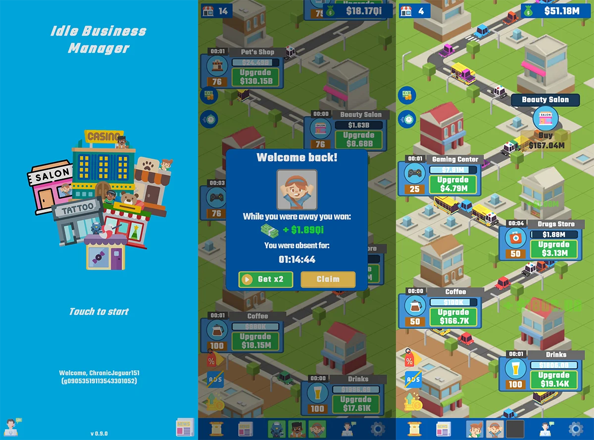Idle Business Manager — screenshot 1