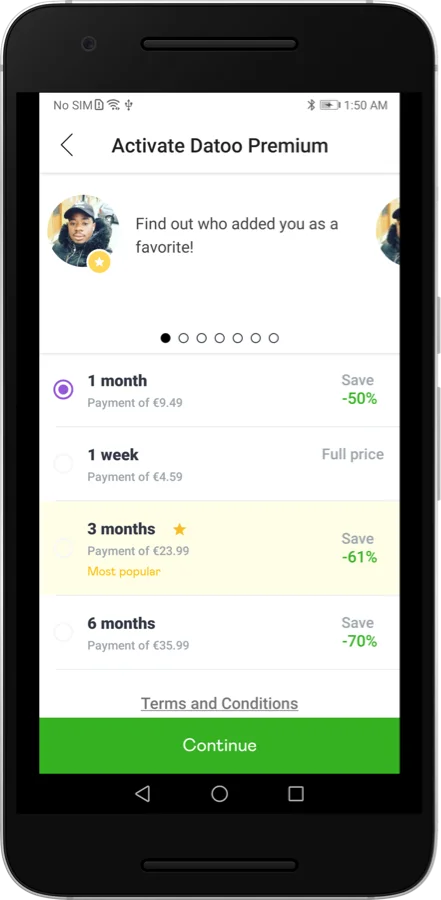 Datoo - Dating Platform with Live Steaming and Video Calls + Admin Panel — screenshot 10