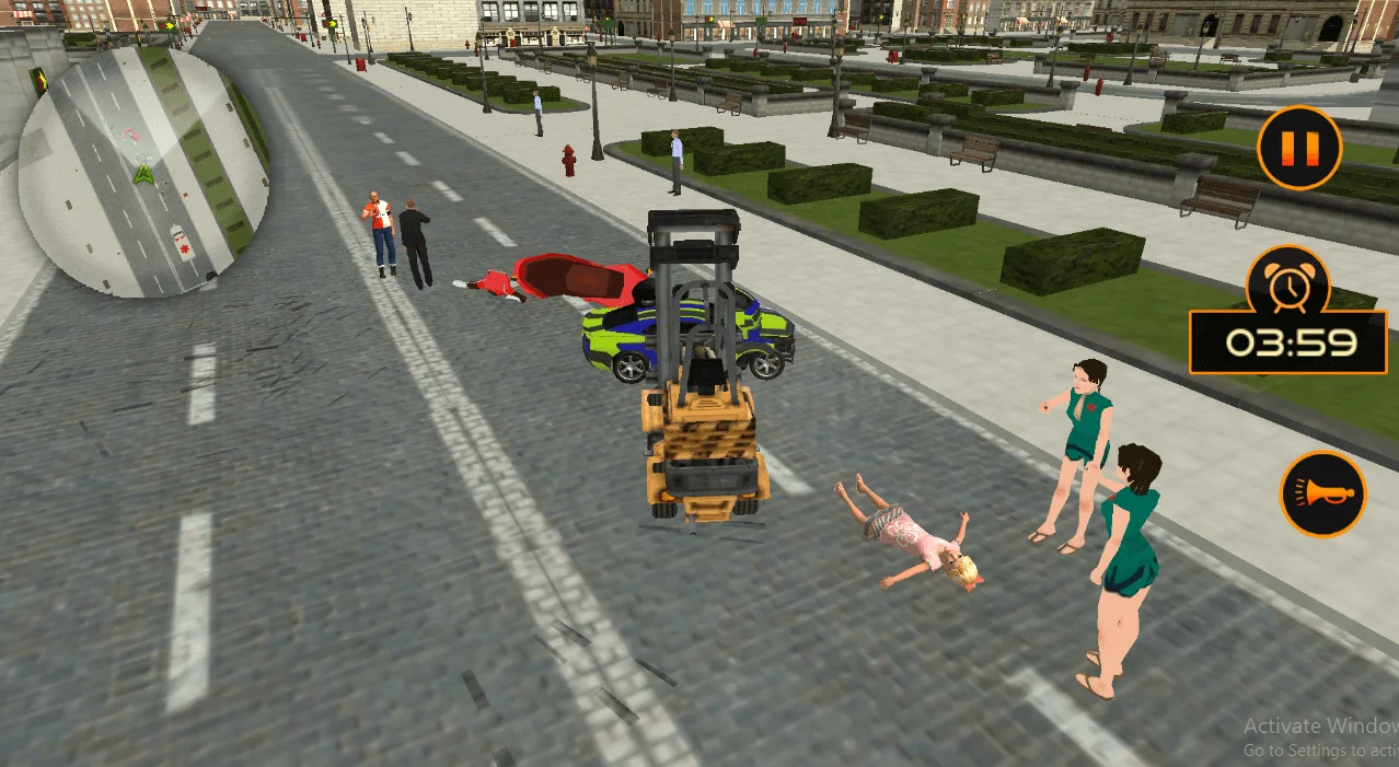 Modern Traffic Parking Fork Lifter: Rescue Forklifter Simulator — screenshot 4