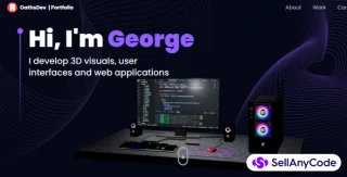 3D Modern Portfolio Web
