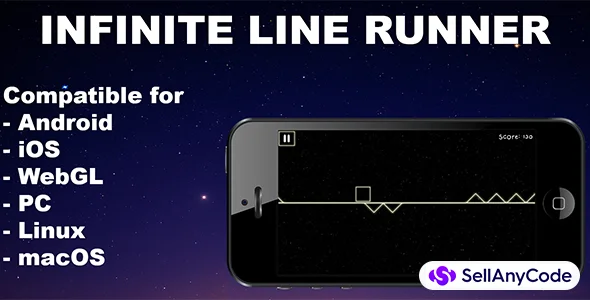 Infinite Line Runner - Unity Game with AdMob Ads
