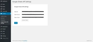 Contact Form 7 Google Spreadsheet Addon