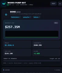 WOWO Pump Crypto Volume & Market Cap Booster for All Crypto