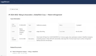 LegalStream - AI-Powered Legal Case & Document Management SaaS