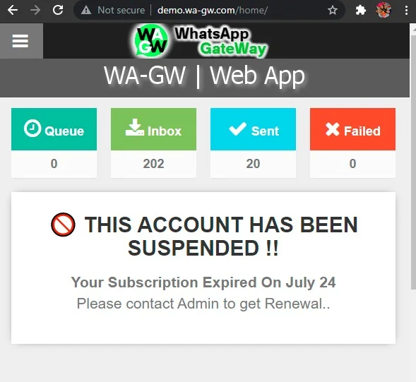 WA-GW | WhatsApp and SMS GateWay (Bulk and Chatbot) with SaaS Support — screenshot 2