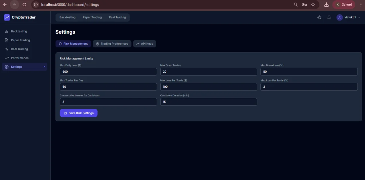 CryptoTrader Pro - Automated Futures Trading System — screenshot 9
