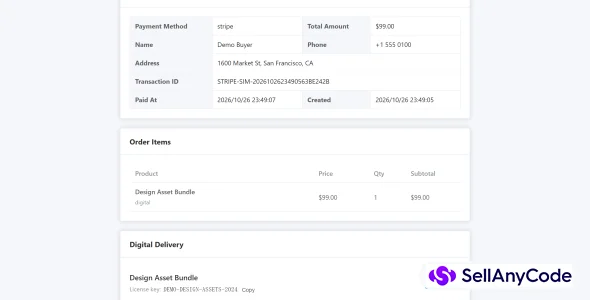 EC Shop Python FastAPI + Vue 3 eCommerce Script, Stripe, PayPal, Paddle, Lemon Squeezy, Polar + COD — cover