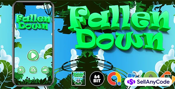 Fallen Down Game Template — cover