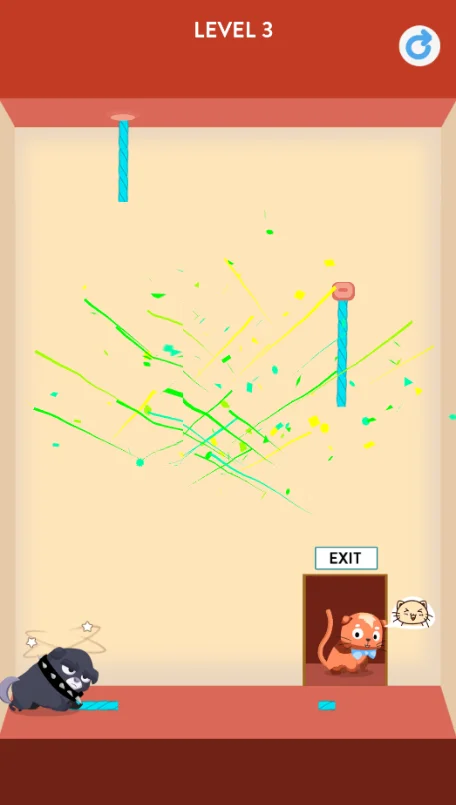 Rescue Kitten - Rope Puzzle — screenshot 5
